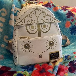 Longefly white Small World Backpack